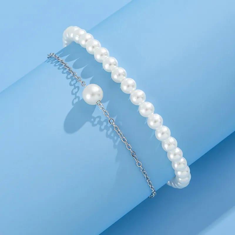 Luna Pearl Anklets – 2 Pcs