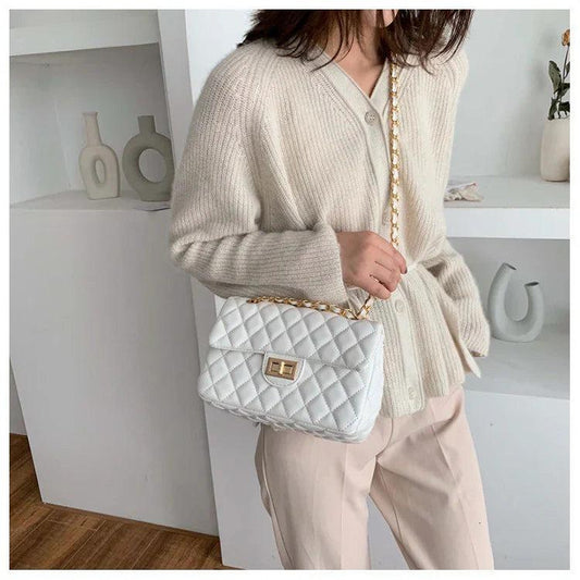 White Bloom Shoulder Bag