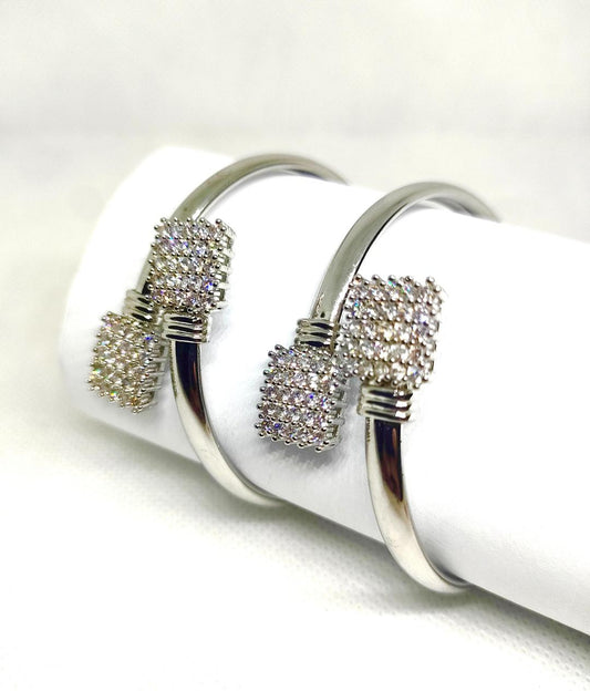 Classic Kara Bangle Set – 2 Pcs