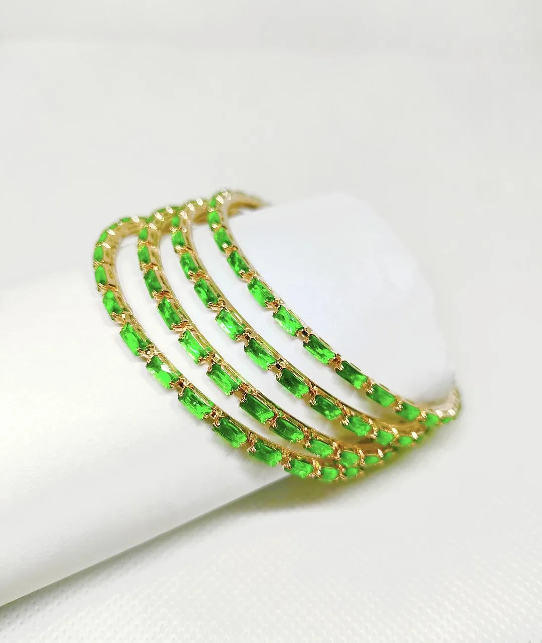 Luxe Color Charm Bangles