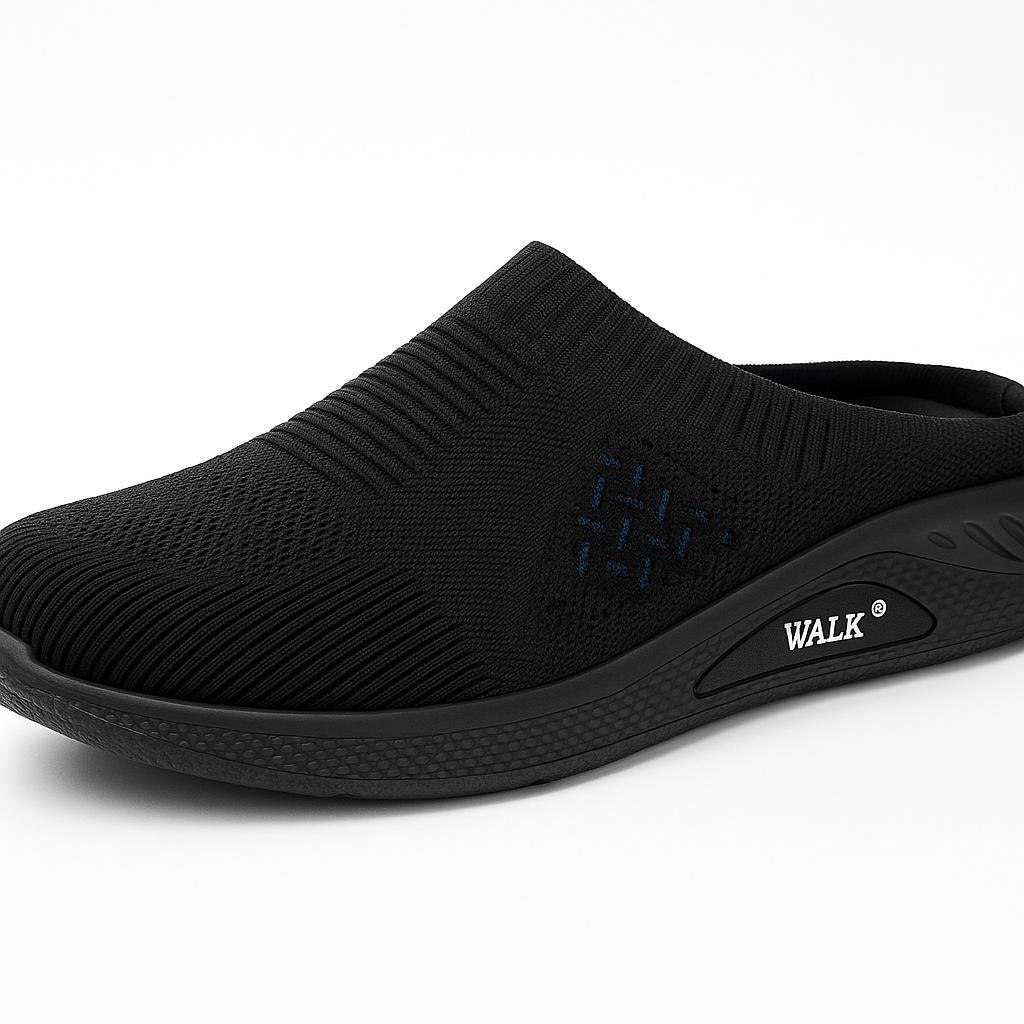 SoftStep Black Sneakers