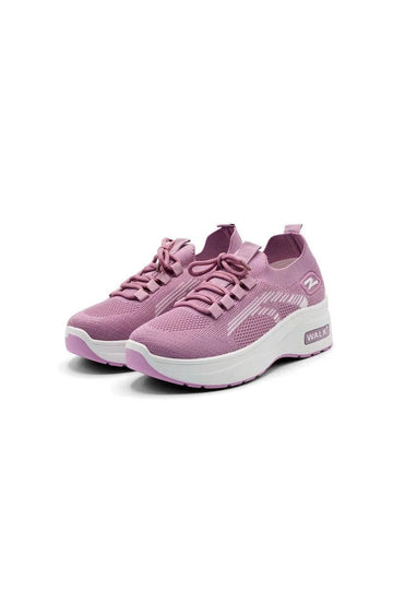 Luxe Pink Walking Sneakers