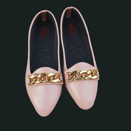 Glam Pink Casual Pumps