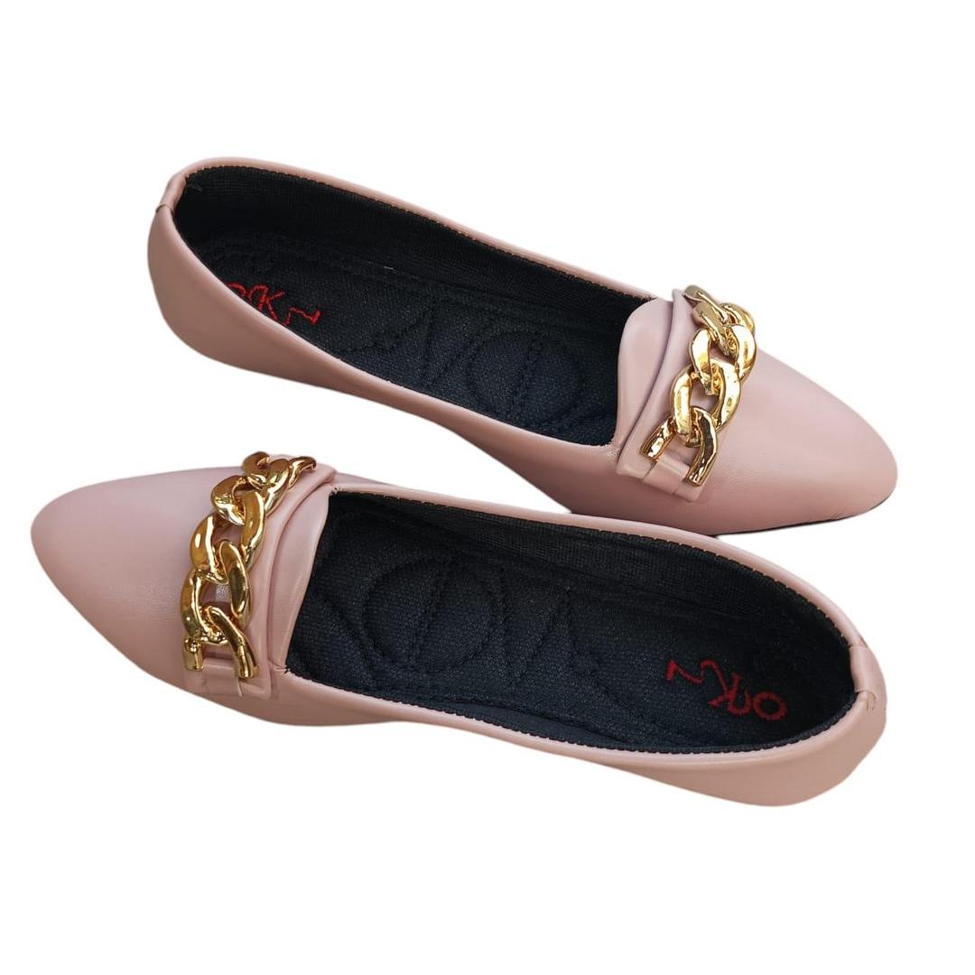 Glam Pink Casual Pumps