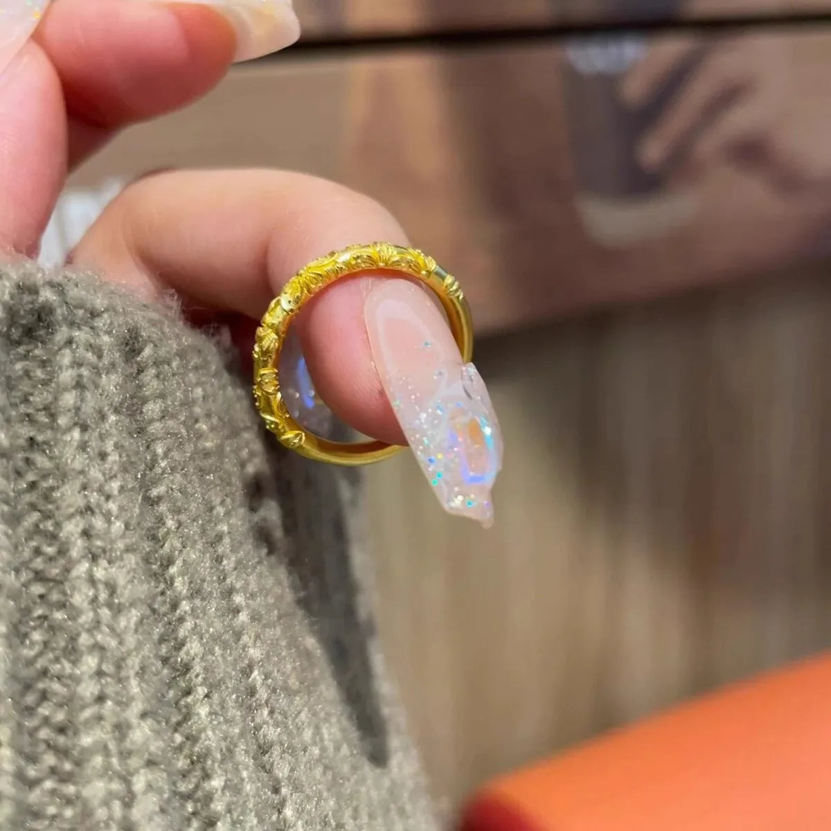 Luna Band Golden Bloom Twilight Twist Rings