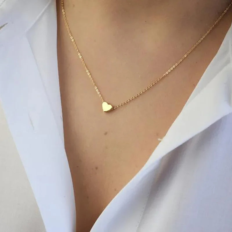 Minimal Muse Pendant Steel Necklace