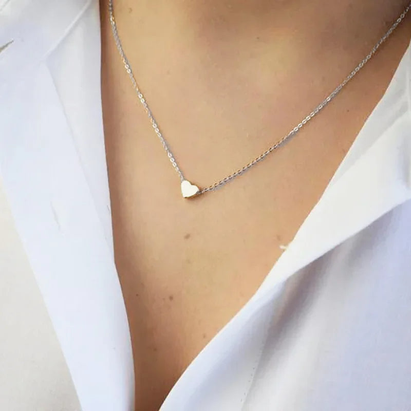 Minimal Muse Pendant Steel Necklace